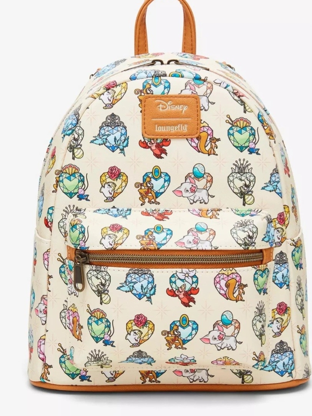 Loungefly Disney Princess Sidekicks Gem Mini Backpack